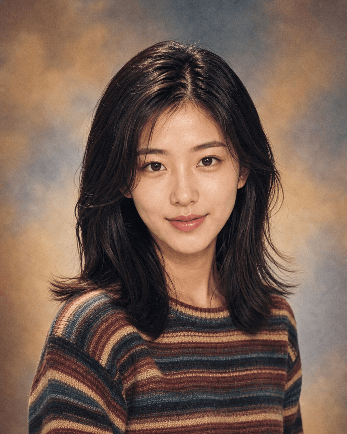 1990년대 미국 하이스쿨 옐북 졸업사진처럼 만든 AI 결과물